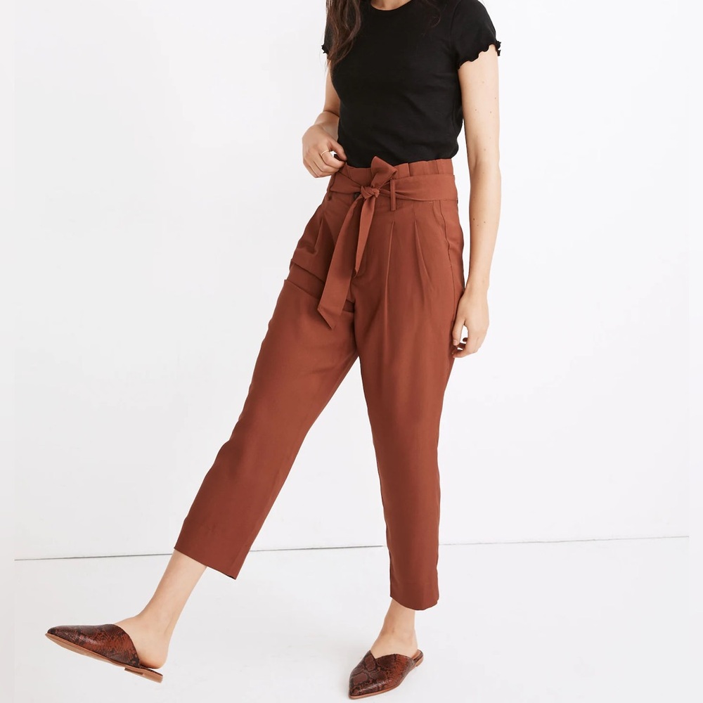 Madewell Drapey paper bag bottoms